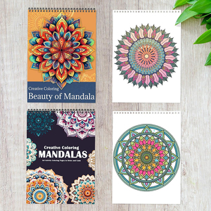 Tùy chỉnh thiết kế độc đáo dịch vụ in ấn Màu cuốn sách mặt thiết kế Quà Tặng màu sách cho người lớn để làm giảm lo lắng và thư giãn - Product Image 1