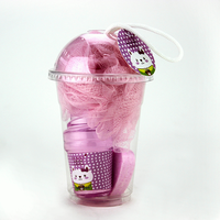 Coffret cadeau pour le bain des enfants Pink Beauty Girl Happy