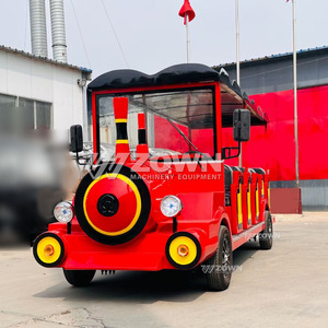 รถชมวิวไฟฟ้าสไตล์รถไฟย้อนยุคน่ารัก ความจุขนาดใหญ่ สำหรับรีสอร์ทและบริการรับส่งนักท่องเที่ยว - Product Image 3