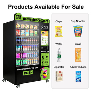 Máquina Expendedora Inteligente de Alimentos y Bebidas, Operada con Monedas, 24 Horas, Pantalla Táctil Automática, Máquina Expendedora de Snacks y Bebidas - Product Image 5