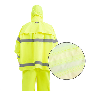 Pantalones con Tirantes y Chaqueta de Tela Oxford, Estilo Industrial, Impermeable, <span class=keywords><strong>sin</strong></span> <span class=keywords><strong>Mangas</strong></span>, con Reflectores, para Pesca - Product Image 4