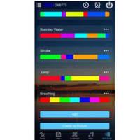 Contrôleur programmable d'application de musique à distance IR pour WS2812B WS2811 SK6812 Matrice de corde de bande RGBIC adressable