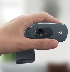 Nouveau pour <span class=keywords><strong>Logi</strong></span>-tech C270 <span class=keywords><strong>HD</strong></span> 720P Mini Webcam USB noir avec microphone intégré et capteur CMOS pour bureau à domicile et bureau/ordinateur portable - Product Image 5