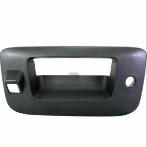 Poignée de hayon arrière GMC avec anneau de fixation, caméra et trou de serrure, noire, 22755304, pour modèles 2007-2013 - Product Image 1