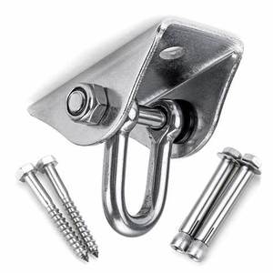 China Manufacturer Stainless Steel Suspension Hardware <strong>Swing</strong> <strong>Ceiling</strong> <strong>Hook</strong> Wall Hanging Kit for Hammock Chair Yoga Boxing
