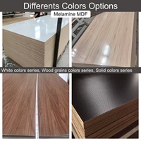 Panneau MDF mélaminé moderne de qualité supérieure CHANGDA, 15-18 mm, E1, sans formaldéhyde, pour usage intérieur, résistant à l'humidité, modèle MDF par sublimation