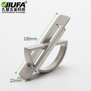 Tirador de cajón oculto Jiufa Tatami de 100 mm x 22 mm, diseño moderno y minimalista - Product Image 1