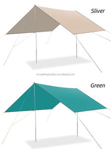 Haute qualité épaissie plage randonnée et alpinisme Portable mouche feuille auvent extérieur ombre Camping bâche tente - Product Image 2