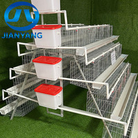 Système d'alimentation automatique, type A, cadre à 4 étages, cage à poules à 5 portes pour 128 poules pondeuses