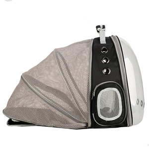 Sac de transport pour chat, souple, transparent, extensible, pliable, pour chats et chiens, avec fenêtre en maille et bandoulière - Product Image 5