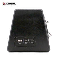 Subwoofer amplifié de 10 pouces avec Mega Bass et amplificateur audio de voiture 90W, haut-parleur de voiture 12V à double bobine, puissance RMS 600W, puissance maximale 1000W