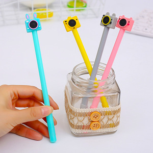 Coreano Papeleria Ecologica Della Novità Sottile Assortiti Colori Superiore della Fotocamera <span class=keywords><strong>Penna</strong></span> Gel Kawaii per I Bambini - Product Image 2