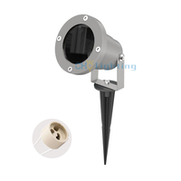 Boîtier de luminaire extérieur ip65 réglable gu10 jardin pelouse pic