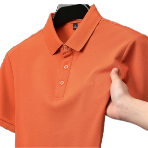 Camiseta de Golf Vintage Ecológica Personalizada al por Mayor para Hombre, Patrón Sólido, Poliéster y Algodón, Técnica de Teñido Liso a Bajo Precio - Product Image 4