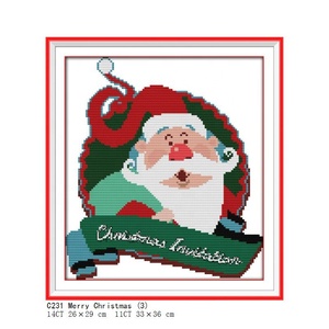 NKF Các Loại Khác Nhau Của Ông Già Noel CHA Giáng Sinh Dmc Cross Stitch Kits DIY Handmade Quà Tặng Giáng Sinh - Product Image 2