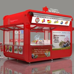 Solutions de vente en rue commerciales, Kiosques personnalisés, Stands mobiles de thé au lait pour marchés nocturnes, Bacs de vente aux entrées de parcs - Product Image 3