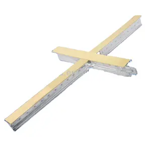 Barra en T de acero galvanizado, componentes de rejilla de techo suspendido, ideal para combinar con quilla de pintura, paquistaní