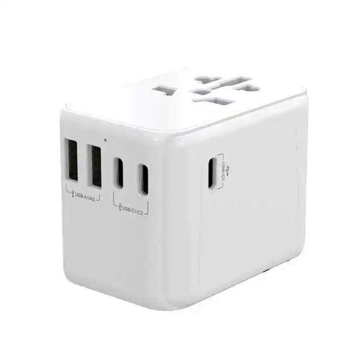 Meist verkaufte Produkte 2023 Schnelles Wand ladegerät 3 Typ-C 2 USB-A Reise Universal adapter