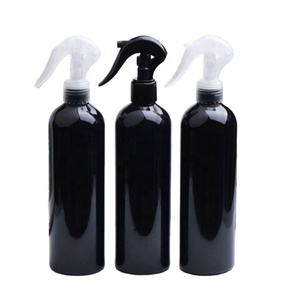 Pulverizadores de Niebla Fina Recargables, Herramientas de Peluquería para el Hogar y Salón, Botellas de Spray de Agua con Gatillo de Plástico Negro de 400 ml - Product Image 1