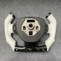 Volant sport en fibre de carbone forgé de style F1 avec poignée pour le pouce pour Corvette C7 2014 2015 2016 2017 2018 2019