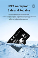 Carte TF en plastique Stock Factory V30 U3 A2 pleine capacité 32 Go/64 Go/128 Go/256 Go, logo personnalisé, étanche IPX7, certifiée CE