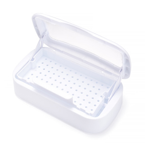 KADS <b>Nail</b> Tool Sterilizer Box with Removable Tray 5-Minute Quick Soak Disinfection <b>Case</b> for Manicure Tools Salon Home Use - Product Image 5