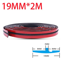 Bande d'étanchéité universelle en mousse EPDM en forme de T pour voiture, auto-adhésive, pour coupe/soudure, isolation phonique