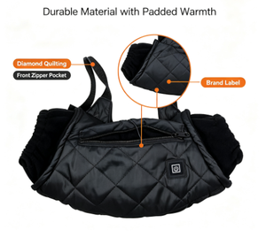 USB Heated <b>Hand</b> Muff 3‑Speed Temp Adjust Portable Electric <b>Hand</b> <b>Warmer</b> for Winter Hunting Fishing Camping <b>Golf</b> Photography - Product Image 5