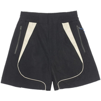 MOUNTNEVE Short de jogging et de natation personnalisé pour homme, en nylon respirant et à séchage rapide, taille mi-haute, patchwork, avec cordon de serrage – Fabricants