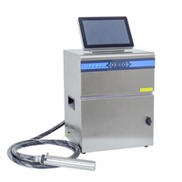 CIJ C240PLUS Imprimante à jet d'encre industrielle portative pour encre à séchage rapide Garantie 1 an 600dpi XP600 pour étiquette carte codage Flex Egg