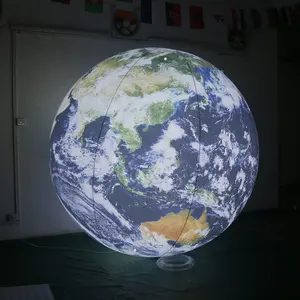 Globo inflable gigante colgante para techo, decoración de globo de Planeta Tierra