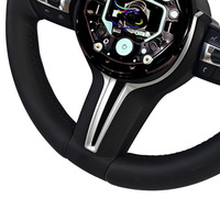 Volant en cuir modifié de la série Black pour BMW M8 8 7 X7 6 GT X6 M5 5 X5 X4 X3 F10 E70 E90 ZC-M6-P4