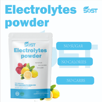 Electrolyte Powder Sachets Sugar Free Hydration Solution with Real Pink Himalayan Salt