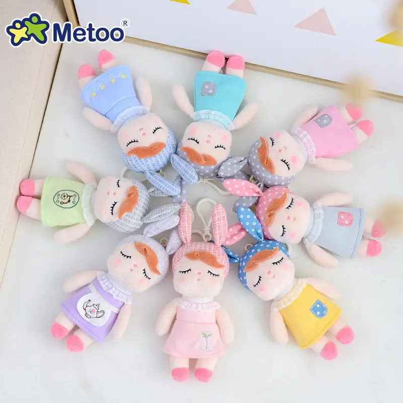 Metoo Doll Mini Plush Toys For Girls Baby Kawaii Cute Rabbit Small Pendant Stuffed Toys For Kid Children Birthday Christmas Gift