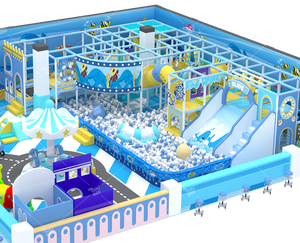 Pokiddo 200 mét vuông mini sân chơi trong nhà với chứng nhận TUV đại dương Chủ Đề Bóng hồ bơi thiết bị giá trị tốt nhất - Product Image 1