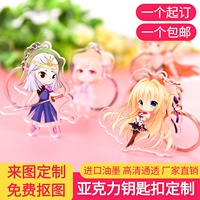 Gantungan Kunci & Standee Akrilik yang Dapat Disesuaikan, Desain Anime Kartun Selebriti, Dengan Sisipan Kartu, Digunakan Sebagai Hadiah Promosi