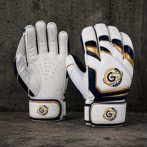 Achetez des gants de cricket légers en cuir de mouton, gants de protection en mousse haute densité pour l'entraînement et les matchs - Product Image 1