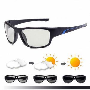 Lunettes de soleil polarisantes pour hommes et femmes, lunettes de sport d'extérieur, lunettes de cyclisme polarisées, lunettes de soleil photochromiques - Product Image 2