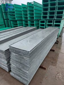 ถาดบันไดลวด FRP สำหรับวางสายเคเบิลชุบสังกะสีแบบจุ่มร้อนมีระบบป้องกันสายไฟจากโรงงาน - Product Image 6