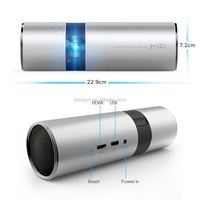 Projecteur LED intelligent Android JmGO P2 1080P édition internationale avec batterie intégrée - Système de cinéma maison portable