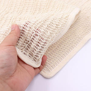 25*25cm tessuto di lino Sisal naturale <span class=keywords><strong>asciugamano</strong></span> da bagno <span class=keywords><strong>doccia</strong></span> <span class=keywords><strong>asciugamano</strong></span> per la pulizia panno esfoliante per il viso del corpo - Product Image 4