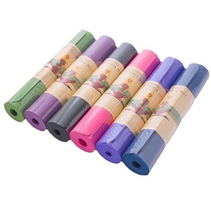 Wholesale Eco-Friendly TPE Fitness Yoga Mat Soft Feel Thick Customized Print Workout <strong>Stretching</strong> Yoga Mat - Product Image 5