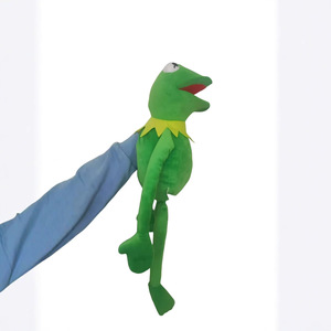 Nuevo Peluche de <span class=keywords><strong>Kermit</strong></span>, el Rana Verde, Juguete de Peluche de Dibujos Animados para Niños, Marioneta de Mano Grande con Relleno de Algodón PP - Product Image 2