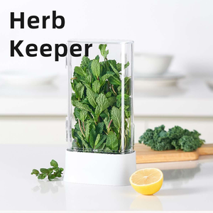 Contenedor para Refrigerador, Organizador de Verduras, Caja de Almacenamiento para Cilantro, Mantiene Frescas las Verduras - Product Image 1