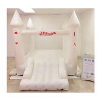 Château gonflable commercial mini pour extérieur, toboggan rebondissant, château de mariage, maison de fête, capacité 300 kg, installation facile