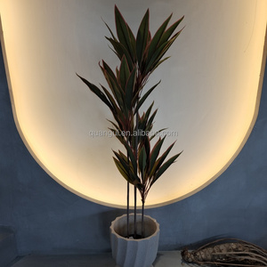 Haute Qualité En Plastique En Pot Vert Rouge Fougère Arbuste Haute Simulation Artificielle Cordyline Arbre Intérieur Décor À La Maison Herbe <span class=keywords><strong>Plante</strong></span> - Product Image 1