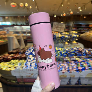 DHF Smart 304 Edelstahl Cartoon Thermo-Vakuum Capybara Wasserbecher Flasche für Kinder Tragbar - Product Image 6