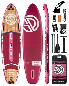 2024 Nieuwe Paddle Board Ce Opblaasbare Stand Up Paddle Board Sup Surf Paddle Board Met Alle Accessoires