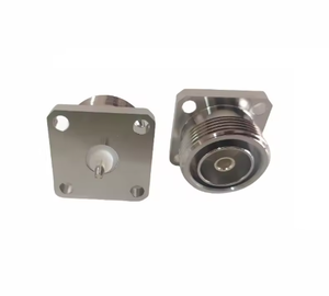 Factory Low Supply Brass L29 7/16 DIN Female Jack L29 Solder Male <strong>Test</strong> Connector Straight RF Coaxial 4-Hole Stock ROHS - Product Image 4