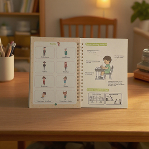 Livre d'apprentissage précoce d'approvisionnement d'usine pour les enfants Cahier de pratique d'écriture réutilisable à prix attractif pour l'éducation à l'écriture manuscrite - Product Image 6